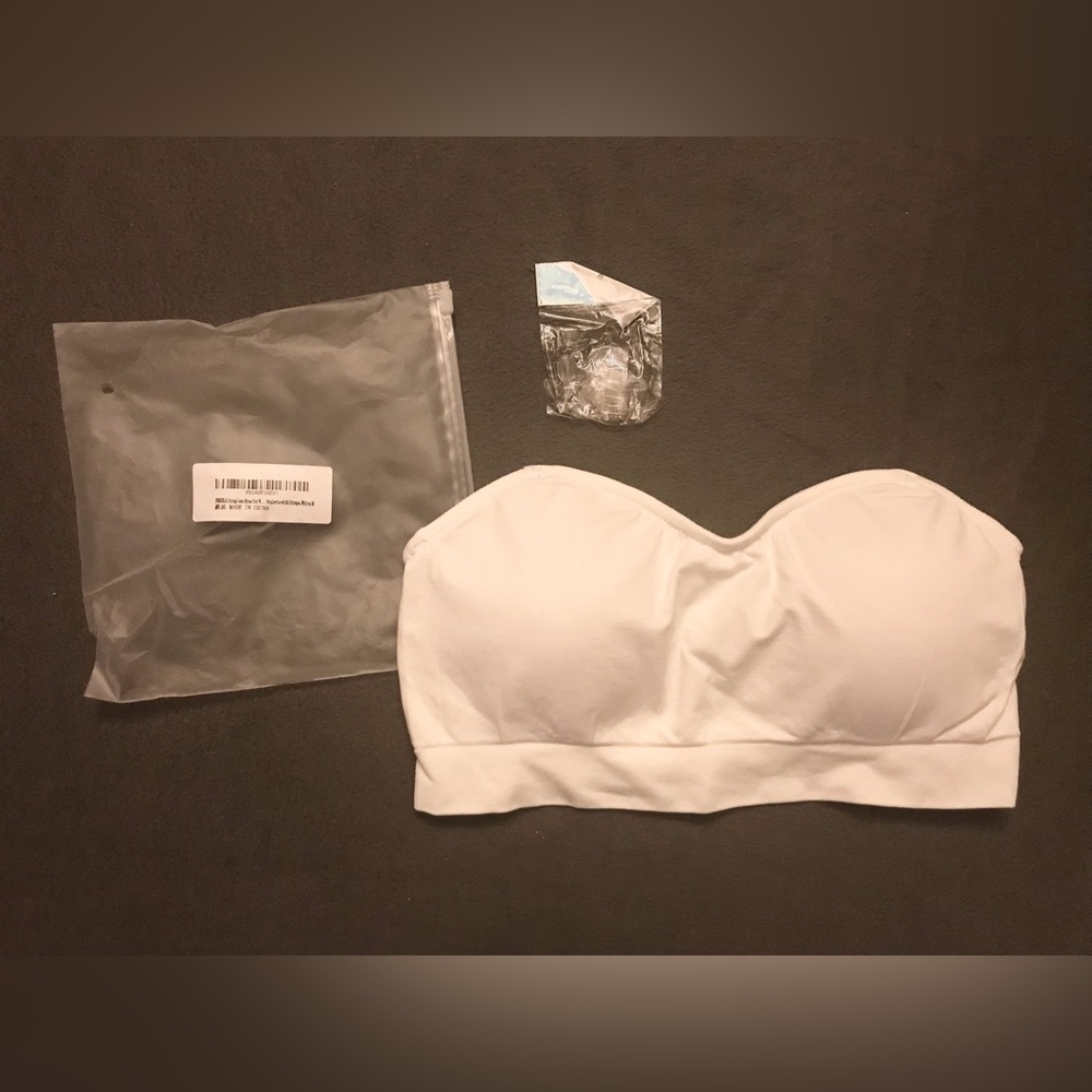 NEW White Strapless Bra